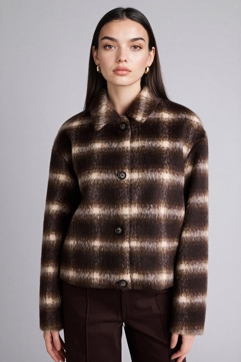 DeFacto Brown Woman Regular Fit Cachet Casual - Image 3